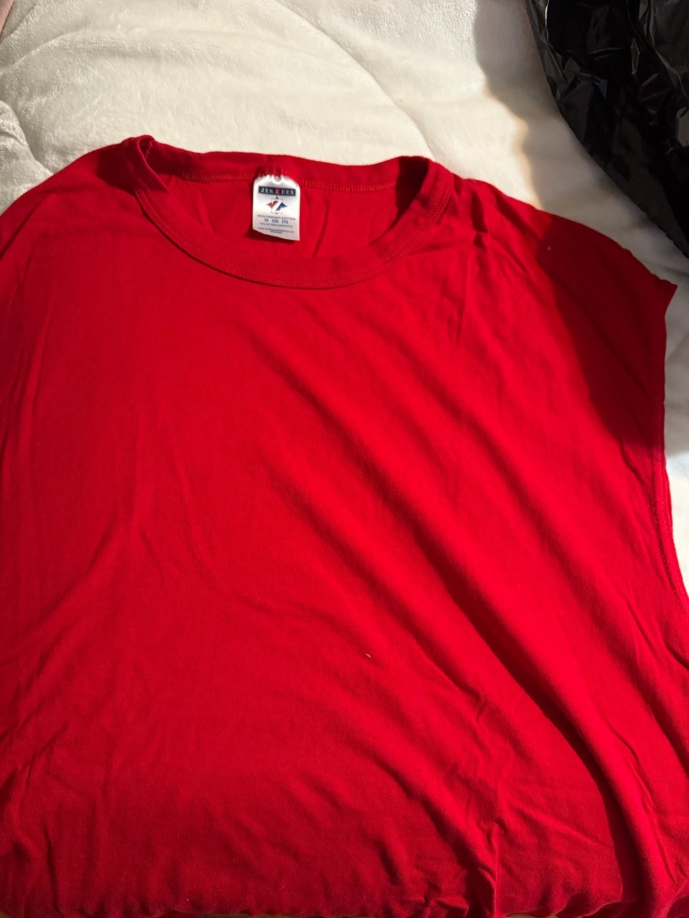 Jerzees Red Men’s muscle shirt xxxl Top